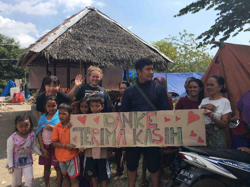Lombok-Erdbebenhilfe-800-600 Erdbeben in Lombok, Erdbeben, Erdbebenhilfe, Spendenaktion, Spenden, Lombok, Indonesien, Crowdfunding,